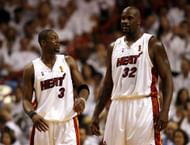 O'Neal (right) at the 2006 Finals (Image via Getty)
